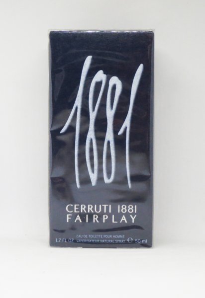 Cerruti - 1881 Fairplay pour Homme Eau de Toilette Spray 50 ml-Neu-OvP-
